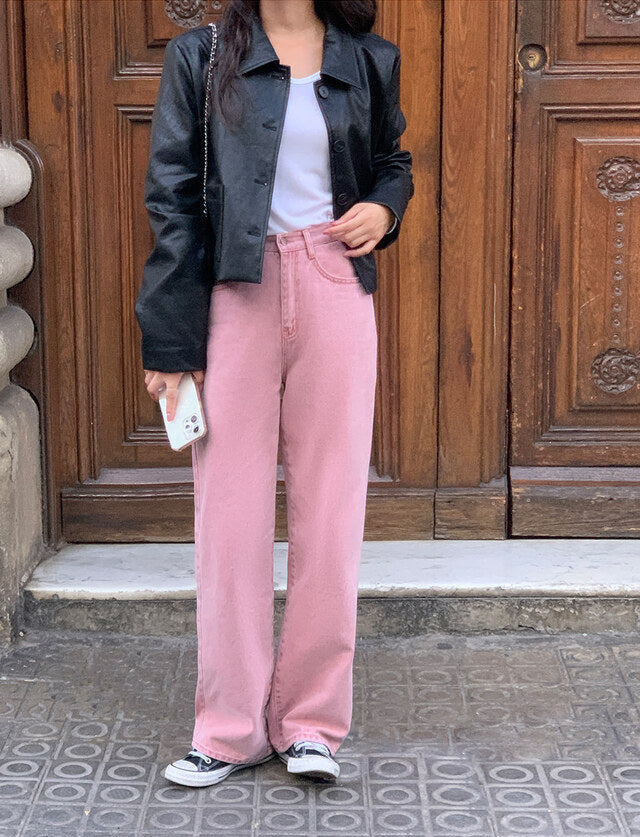 Aveline Cropped Leather Blazer