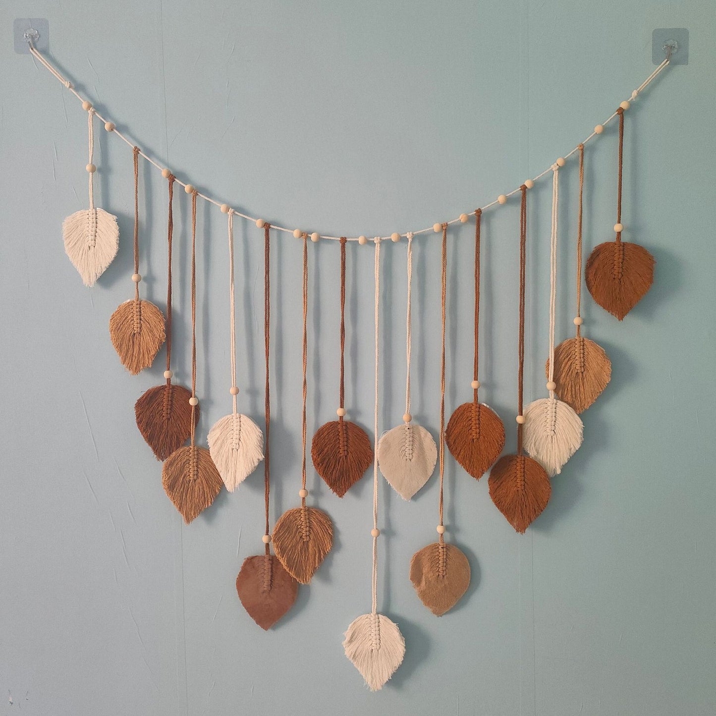 Boho Wandkleed met Bladontwerp